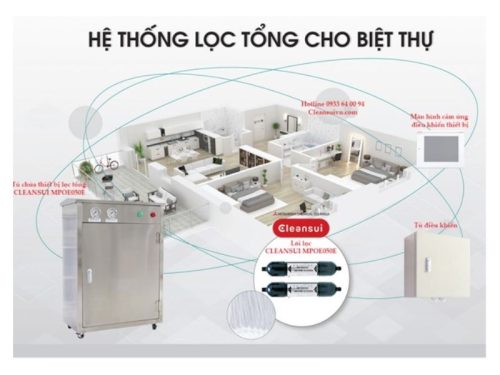Hệ thống lọc thiết bị lọc nước đầu nguồn Cleansui MPOE-S