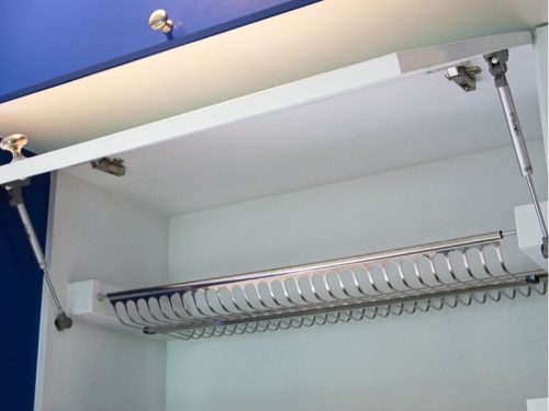 Hình ảnh pittong đẩy cánh tủ 80N Hafele 373.82.907