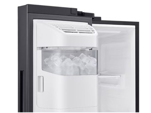 Ngăn chứa đá tủ lạnh 2 cánh side by side 616 lít Samsung Family Hub RS64T5F01B4/SV