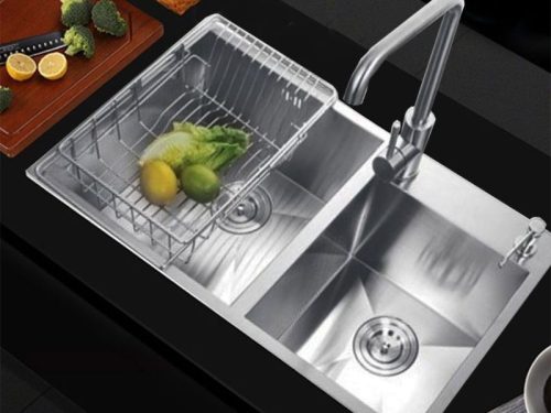 Ảnh chậu rửa bát inox 2 hố Binova CBI-7843