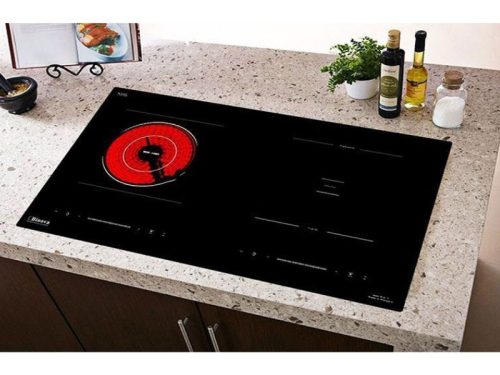 Ảnh thực tế bếp từ kết hợp hồng ngoại Binova BI-607-IC lắp âm