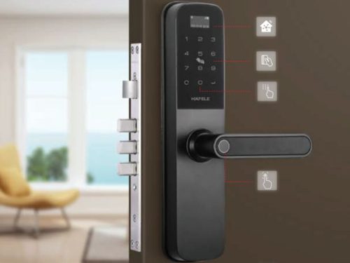 Ảnh thực tế khóa vân tay Hafele DL6100 912.20.582