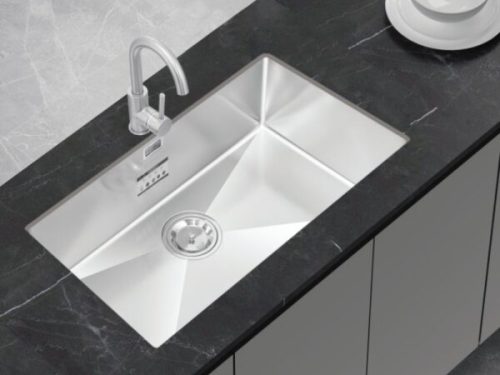 Chậu rửa bát inox 1 hố Eurogold EUC18045EB