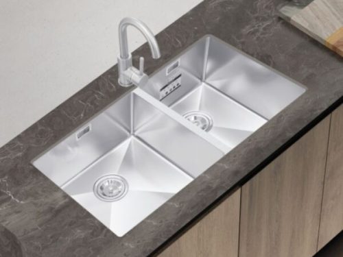 Chậu rửa bát inox 2 hố Eurogold EUC28245EB