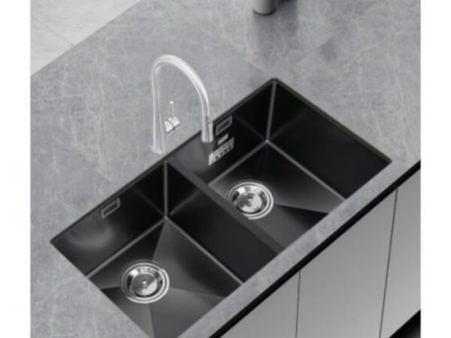 Chậu rửa bát inox 2 hố Eurogold EUC28746ED