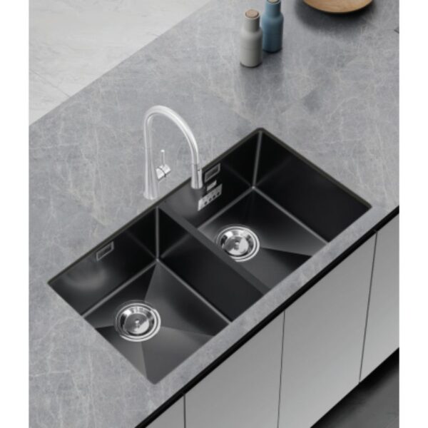 Chậu rửa bát inox 2 hố Eurogold EUC28746ED Chậu rửa bát inox 2 hố Eurogold EUC28746ED