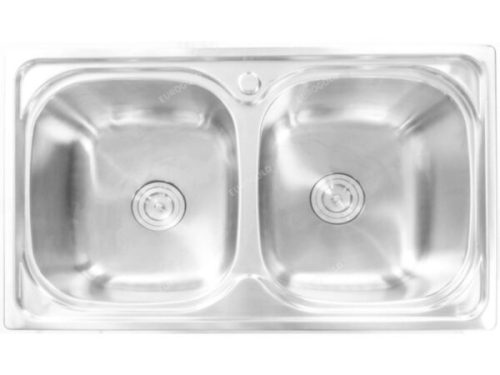 Chậu rửa bát inox 2 hố Eurogold EUD67848