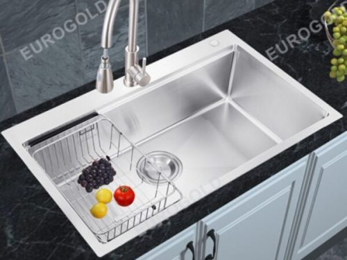 Chậu rửa bát inox 1 hố Eurogold EUS68045