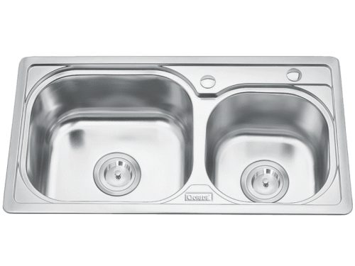 Chậu rửa bát inox 2 hố Gorlde B-208