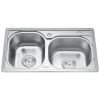 Chậu rửa bát inox 2 hố Gorlde B-211