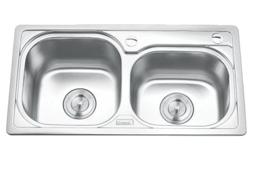 Chậu rửa bát inox 2 hố Gorlde GD-5702