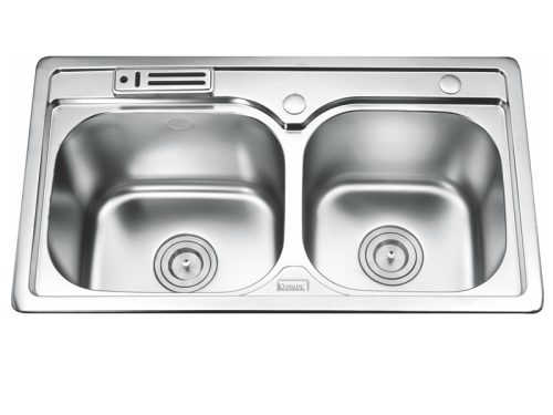 Chậu rửa bát inox 2 hố Gorlde GD-5712