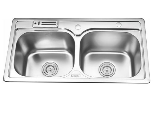 Chậu rửa bát inox 2 hố Gorlde GD-5812