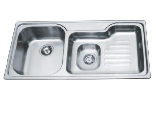Chậu rửa bát inox 2 hố Gorlde GD-9039