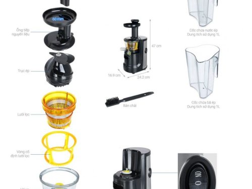 Máy ép chậm Hafele HS-J32X 535.43.393 4 Chi tiết máy ép chậm Hafele HS-J32X 535.43.393