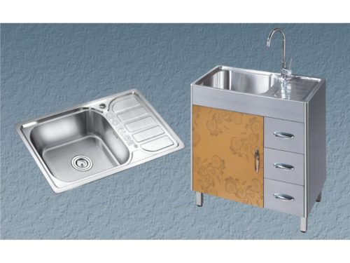 Hình ảnh chậu rửa bát inox 1 hố Gorlde T-927