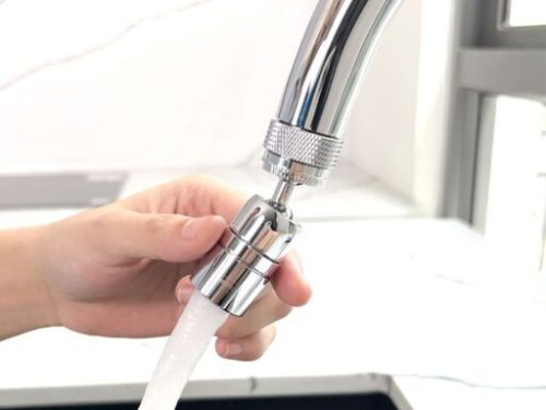 Hình ảnh thực tế đầu nối vòi nước thông minh Konox SA01