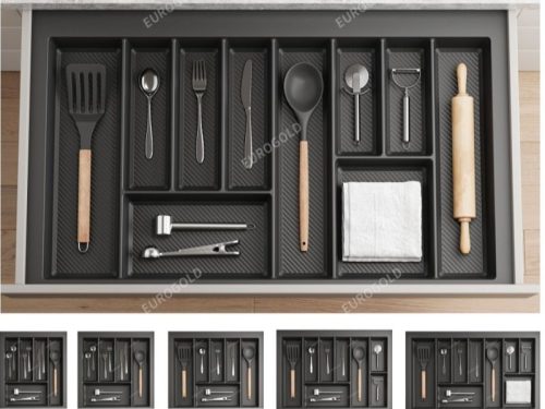 Khay chia thìa dĩa nhựa Eurogold ETC900