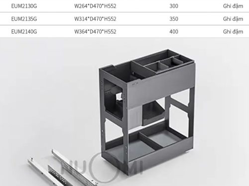 Kích thước giá gia vị Eurogold EUM2130G