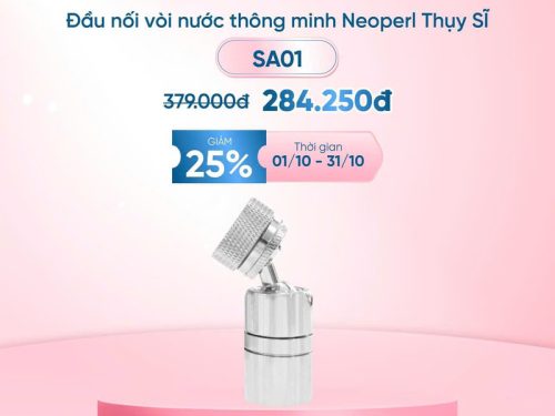 Khuyến mãi đầu nối vòi nước thông minh Konox SA01