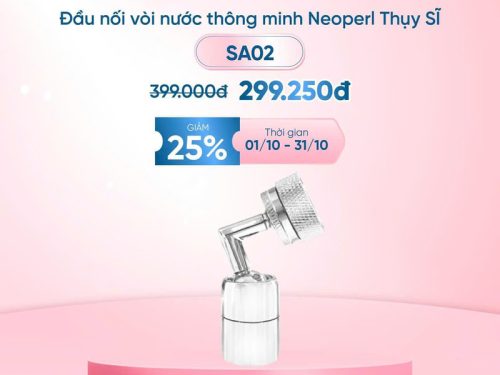 Khuyến mãi đầu nối vòi nước thông minh Konox SA02