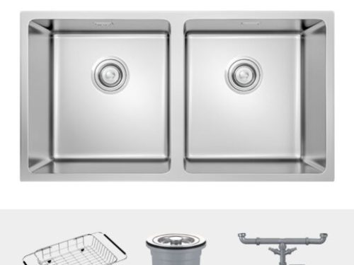 Chậu rửa bát inox 2 hố Konox KN7544DUB 4 Phụ kiện chậu rửa bát inox 2 hố Konox KN7544DUB