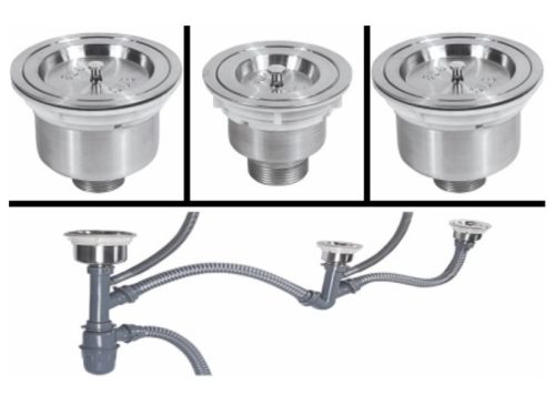 Phụ kiện chậu rửa bát inox 3 hố Gorlde GD-5630