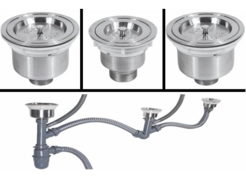 Phụ kiện chậu rửa bát inox 3 hố Gorlde GD-5631