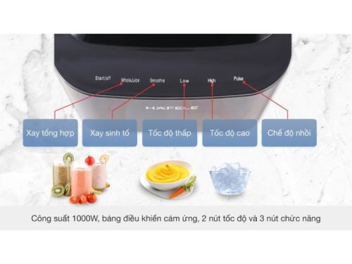 Tính năng máy xay sinh tố đa năng chân không Hafele BR230-19E00 535.43.271