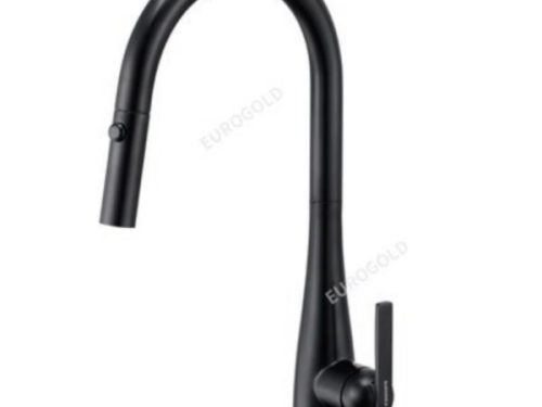 Vòi rửa bát nóng lạnh Eurogold EUF219DR có dây rút