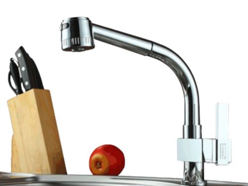 Vòi rửa bát nóng lạnh Gorlde 7192 có dây rút