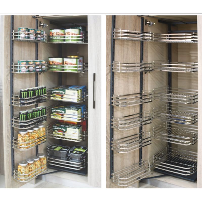 Hình ảnh tủ kho đựng đồ dự trữ inox nan dẹt Bosseu BS304.645PS Hình ảnh tủ kho đựng đồ dự trữ inox nan dẹt Bosseu BS304.645PS