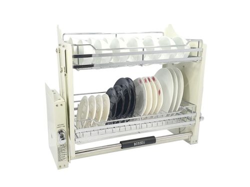 Ảnh thực tế giá bát nâng hạ inox mạ crom BossEU BS180D