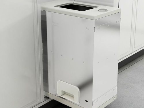 Ảnh thực tế thùng gạo gắn cánh ray âm cao cấp BossEU BS300GC