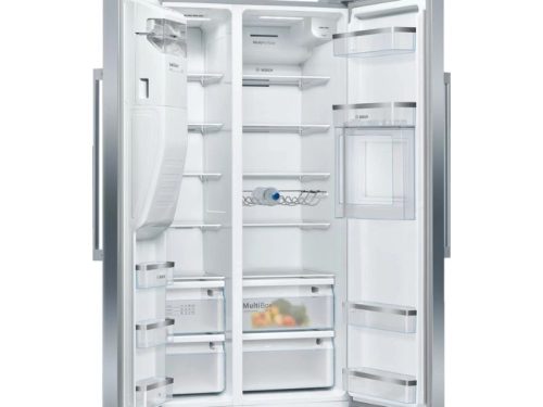 Bên trong tủ lạnh 2 cánh side by side 531 lít Bosch KAG93AIEP