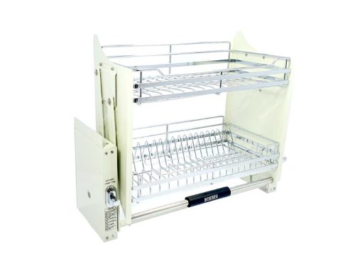 Giá bát nâng hạ inox mạ crom BossEU BS160D