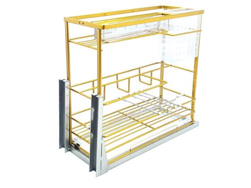 Giá dao thớt nan dẹt mạ Nano vàng BossEU BS301.250D