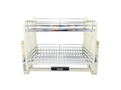 Hình ảnh giá bát nâng hạ inox mạ crom BossEU BS180D