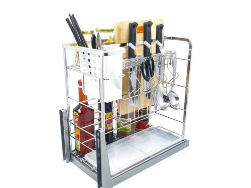 Hình ảnh giá dao thớt inox mạ crom BossEU BS300D