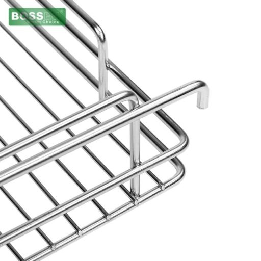 Hình ảnh giá góc liên hoàn inox 304 nan dẹt cao cấp BossEU BS304.900R Hình ảnh giá góc liên hoàn inox 304 nan dẹt cao cấp BossEU BS304.900R