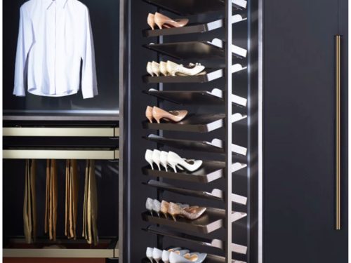 Hình ảnh thực tế kệ giày dép xoay 360 độ BossEU BS12.210GY