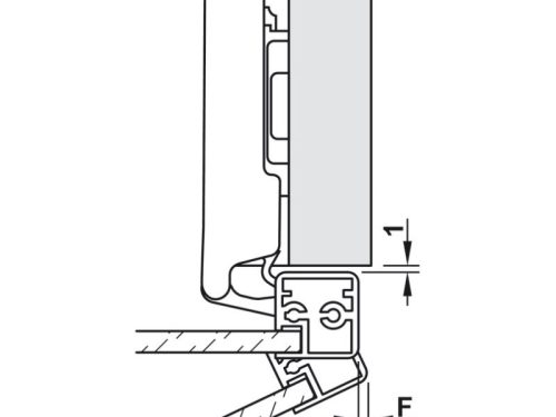Kích thước bản Lề Metalla SM 110º Lọt Lòng Hafele 315.26.712