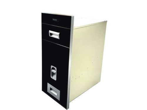 Thùng gạo gương nút nhấn BossEU BS250 Black