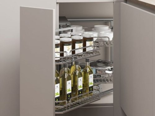 Giá góc liên hoàn Inox 304 mở trái Hafele 548.21.032