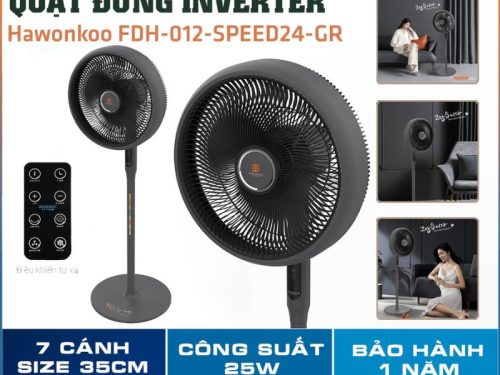 Chức năng quạt điện Hawonkoo DC FDH-012-SPEED24-GR