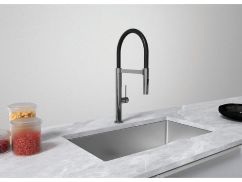 Hình ảnh vòi rửa bát Hafele HT24-SH1F527-TITAN 570.85.451 có dây rút