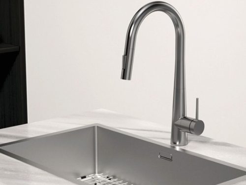 Hình ảnh vòi rửa bát Hafele HT24-SH1P417 TITAN 570.85.441 có dây rút