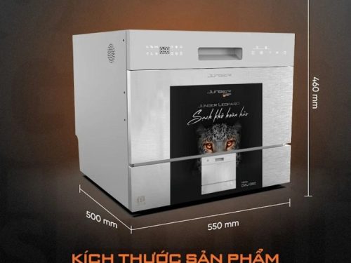 Kích thước máy rửa bát mini Junger Model DWJ-060
