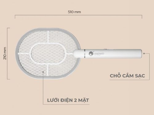 Thiết kế vợt muỗi Hawonkoo MSH-021-W