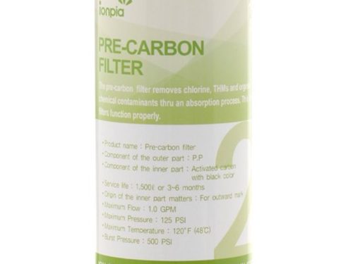 Thông số lõi lọc than hoạt tính Ionpia ION-C1 (lõi 2)
